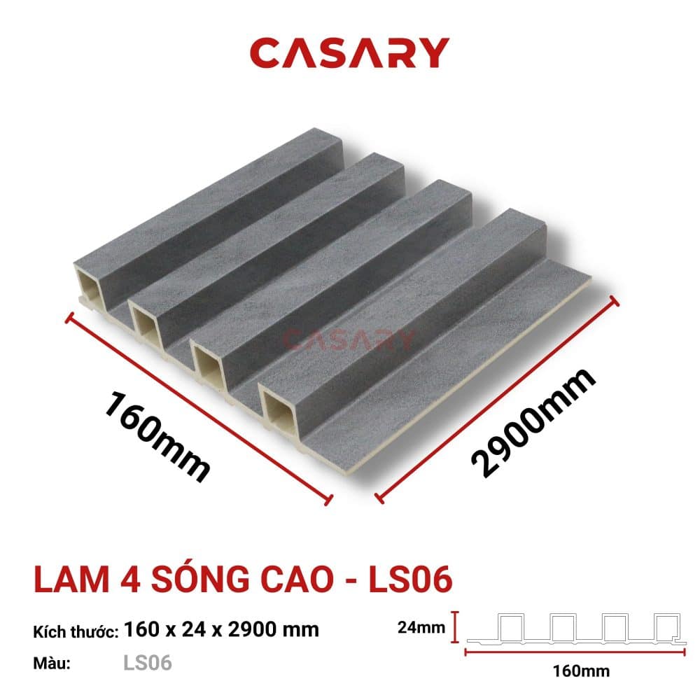 Tấm Ốp Lam 4 Sóng Cao Casary - LS06 1 tam op lam 4 song cao ls 06 3