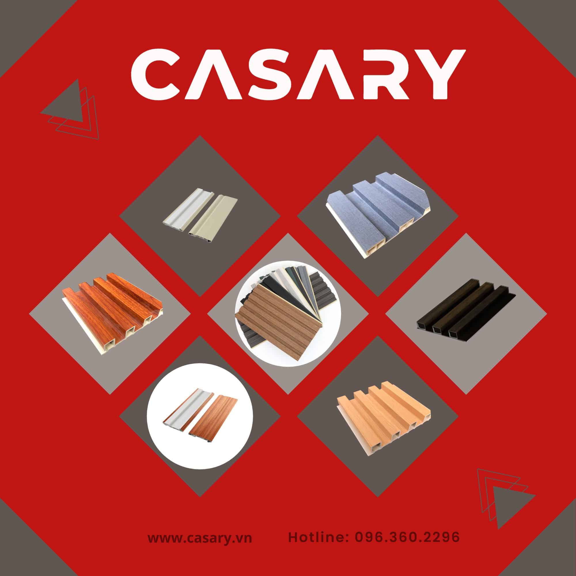 Màu sắc đa dạng, phong phú của tấm ốp lam sóng Casary