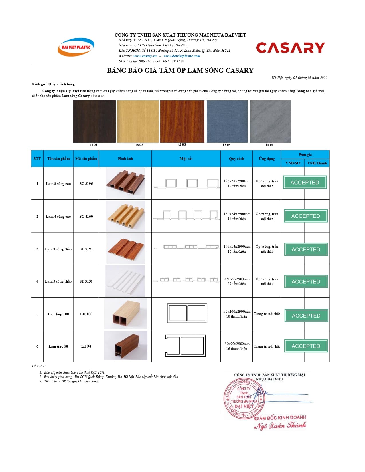 Bao gia lam song che gia