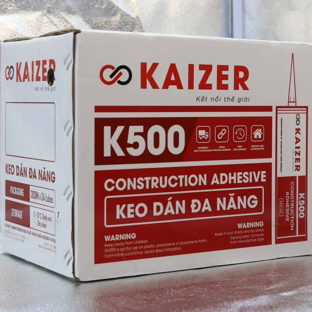 Hộp Keo Dán Đa Năng Kaizer K500 (24lọ/hộp) 6 Thung keo dan da nang kaizer scaled 1