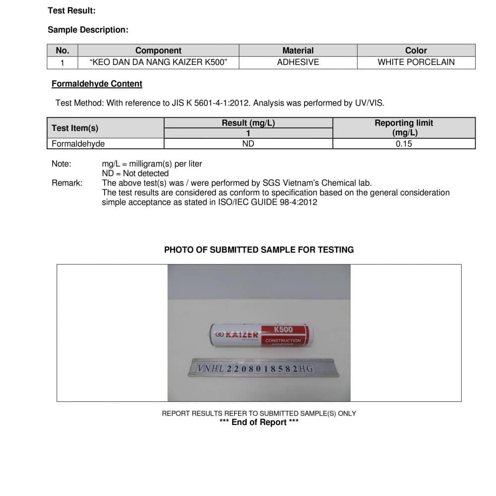 Hộp Keo Dán Đa Năng Kaizer K500 (24lọ/hộp) 5 keo kaizer giay test