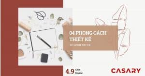 Bốn phong cách thiết kế phổ biến theo trào lưu DIY