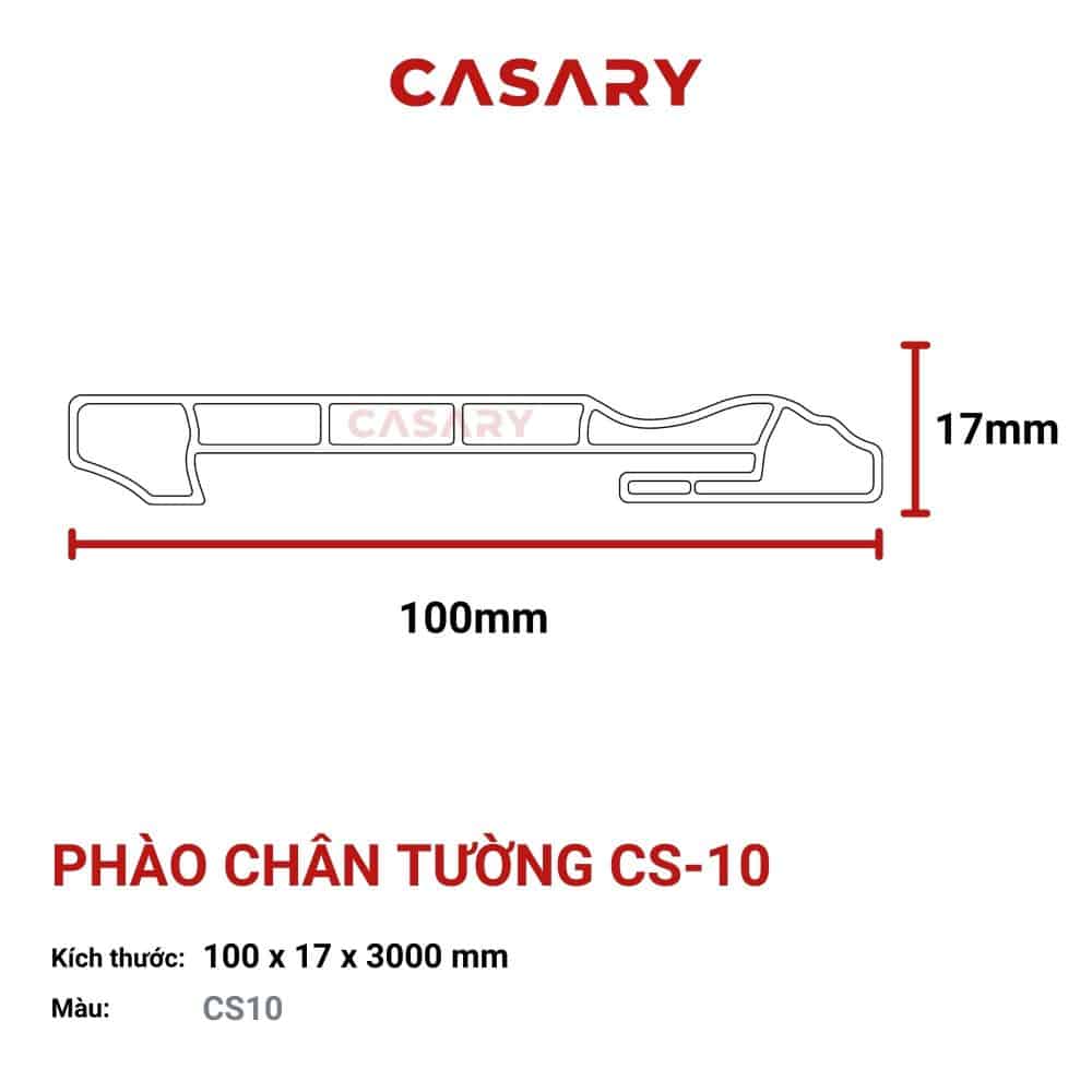 Phào Chân Tường Casary - CS10 2 ban ve phu kien tam op phao chan tuong casary cs 101