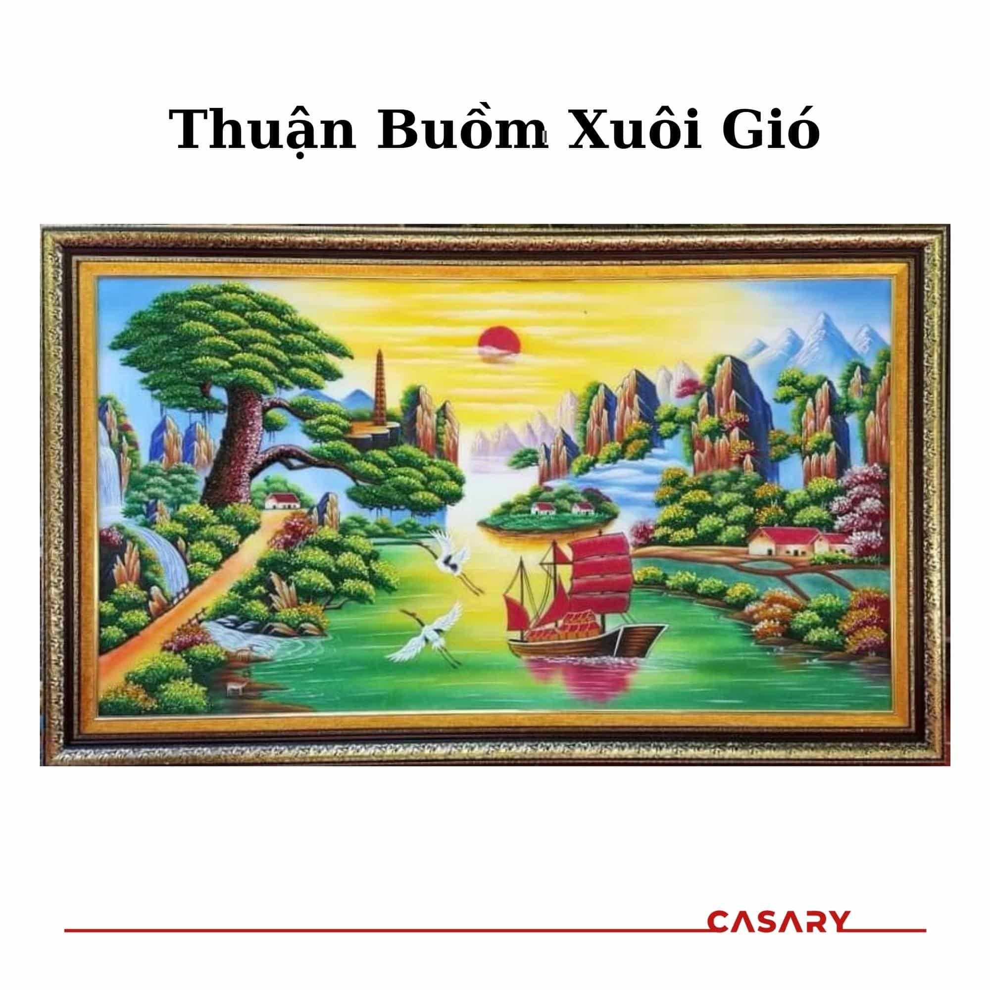 Lưu ý thiết kế nhà ở cho người mệnh Mộc 7 tranh phong thuy hop menh moc 1