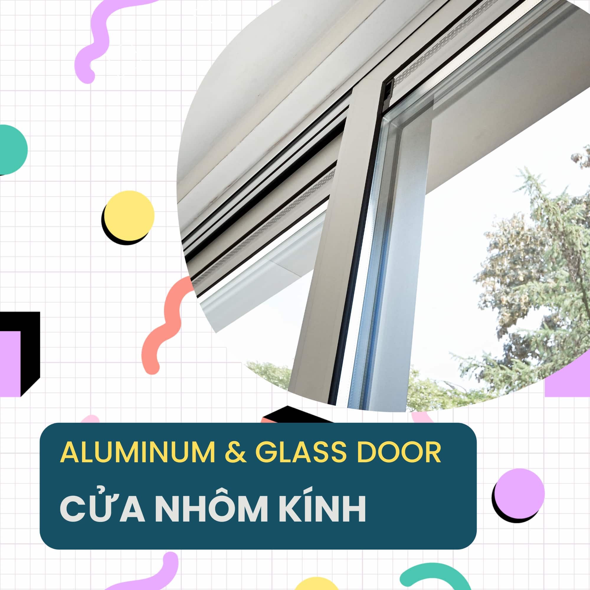 aluminum glass door cua nhom kinh