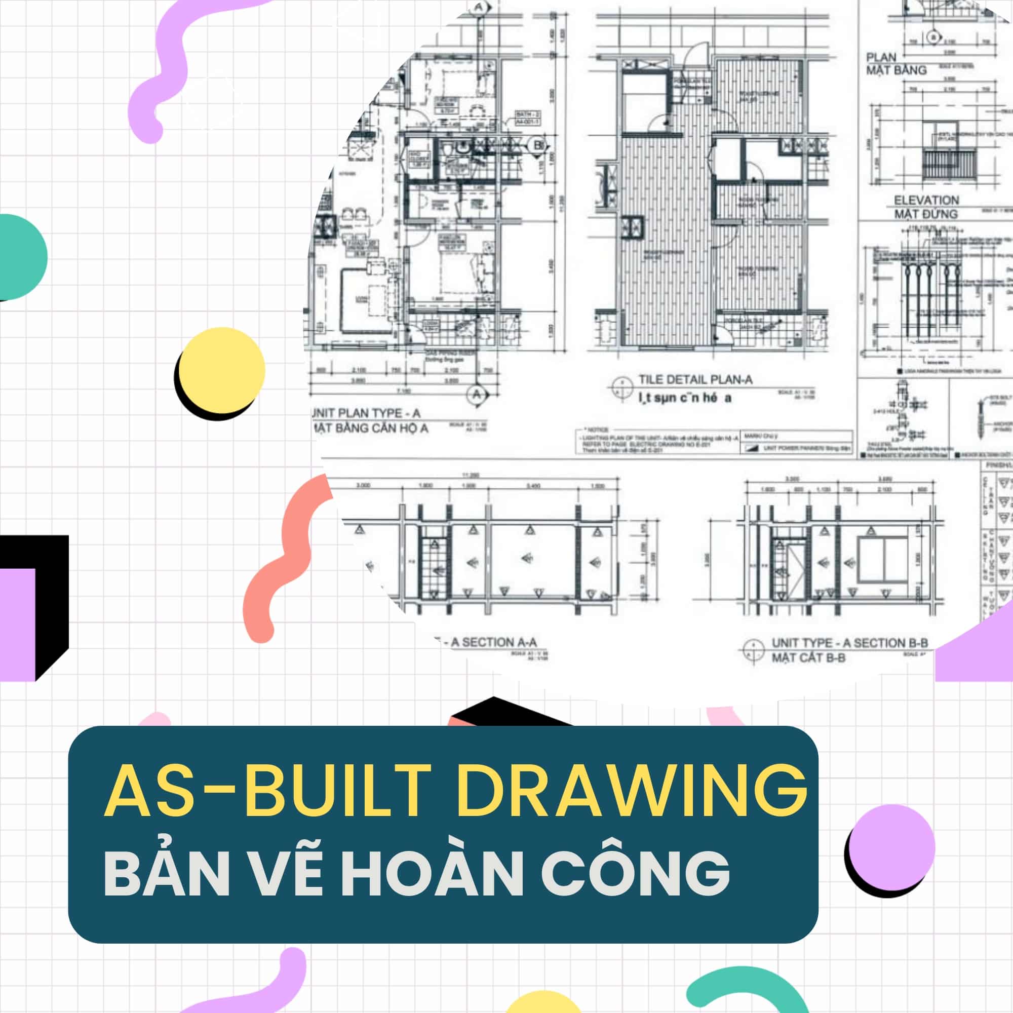as built drawing ban ve hoan cong