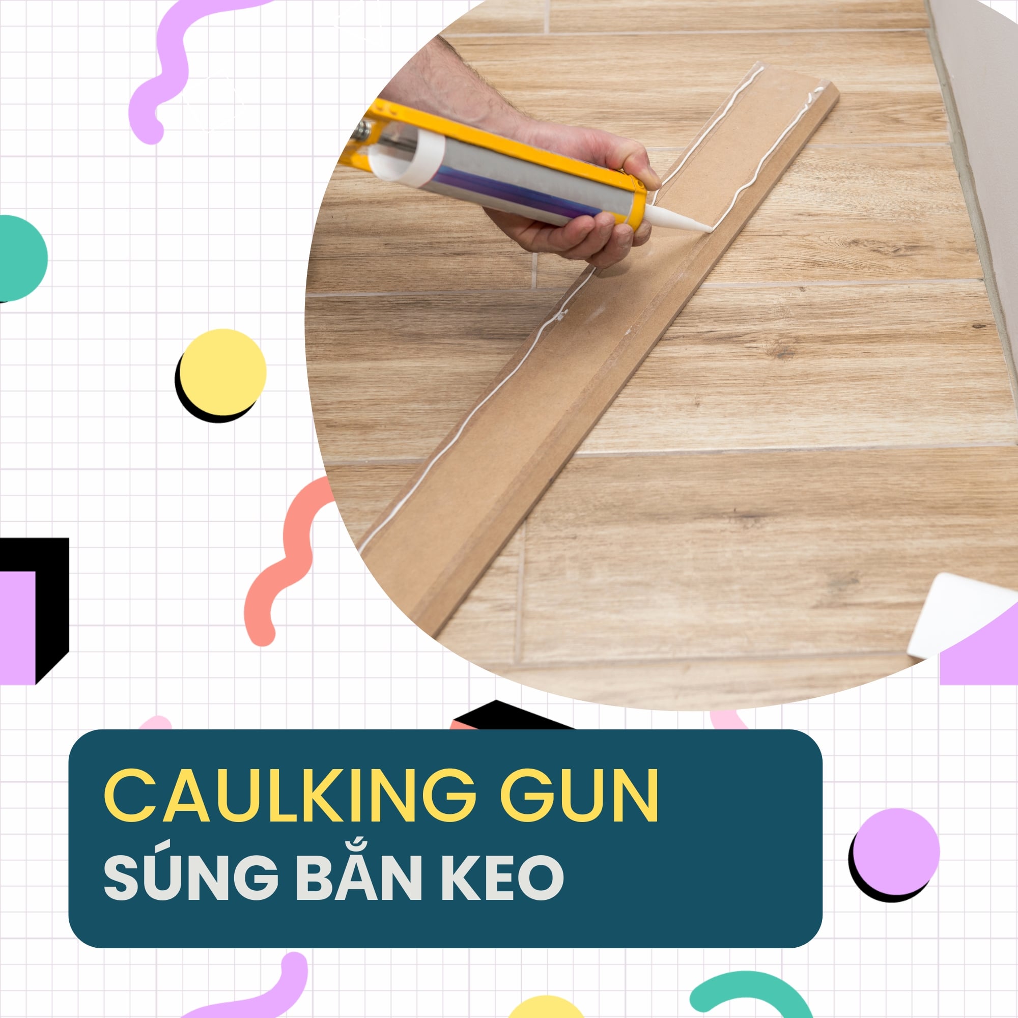 caulking gun sung ban keo