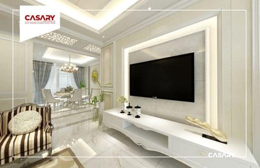 Tấm ốp trần, tường tùy chỉnh kích thước mới nhất 1 cong trinh tam op nano casary 35