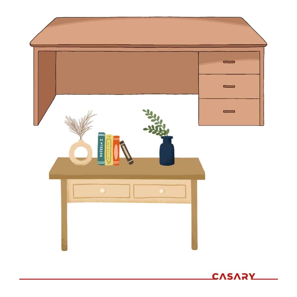 kieu dang ban lam viec phu hop menh kim