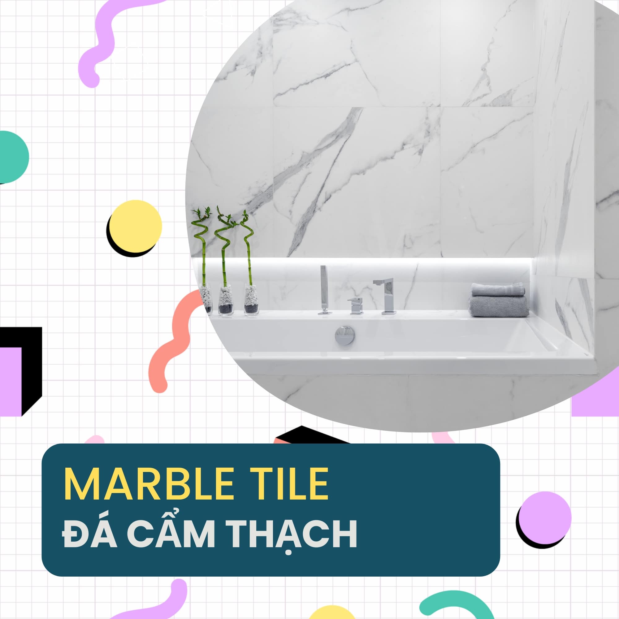 marble tile da cam thach