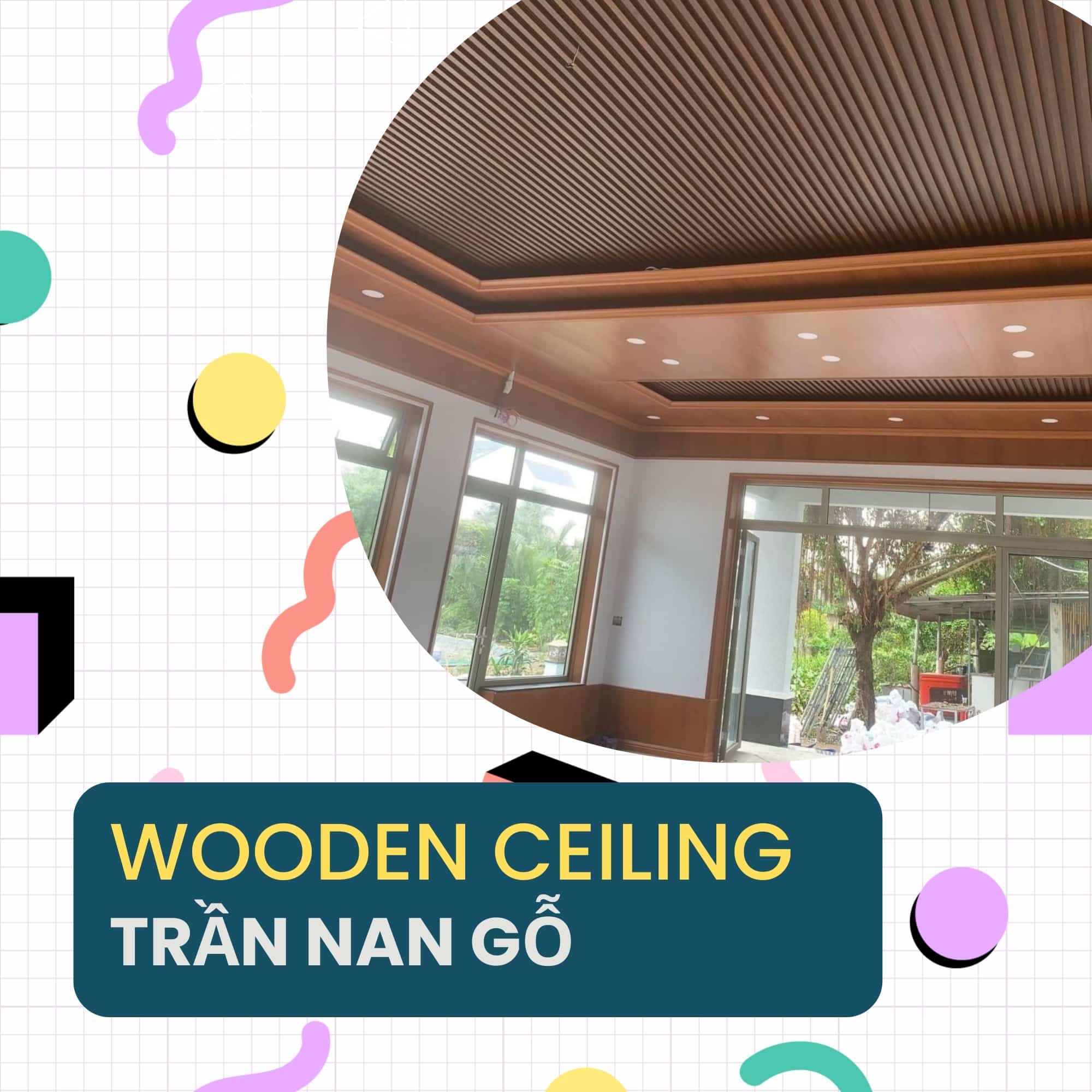 wooden ceiling tran nan go