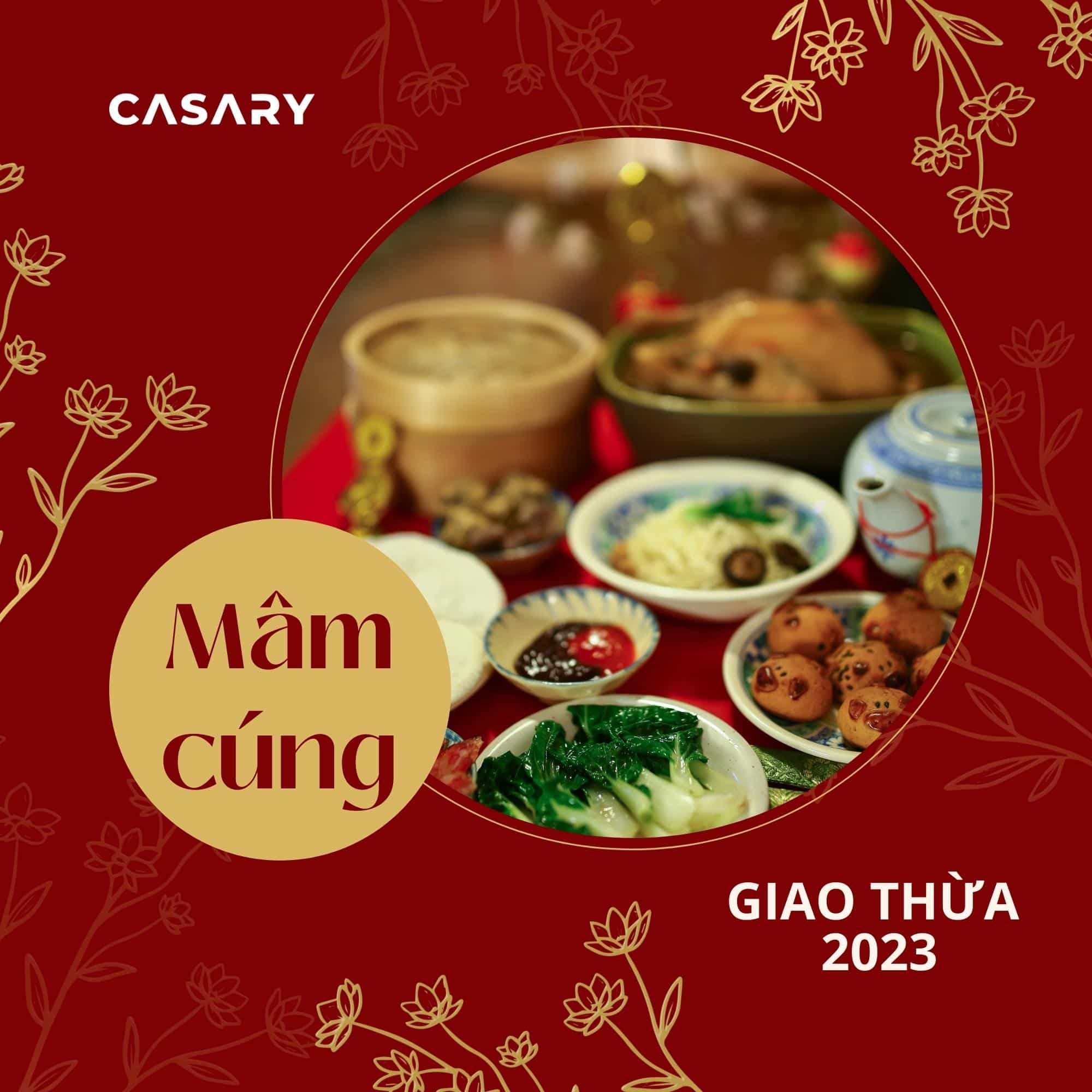 Cúng Giao Thừa 2023 Quý Mão cần chuẩn bị gì? 2 mam cung giao thua 2023