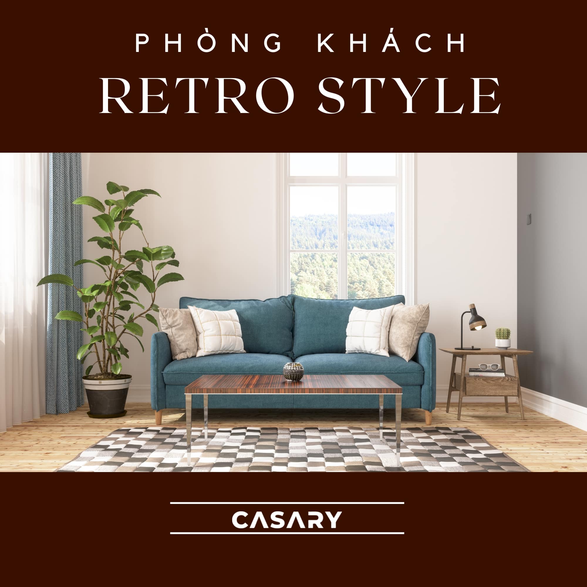 phong khach phong cach retro 3