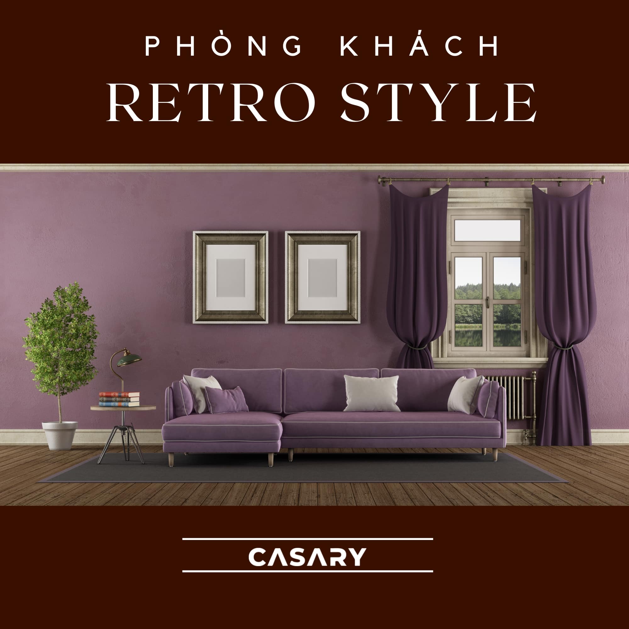 phong khach phong cach retro
