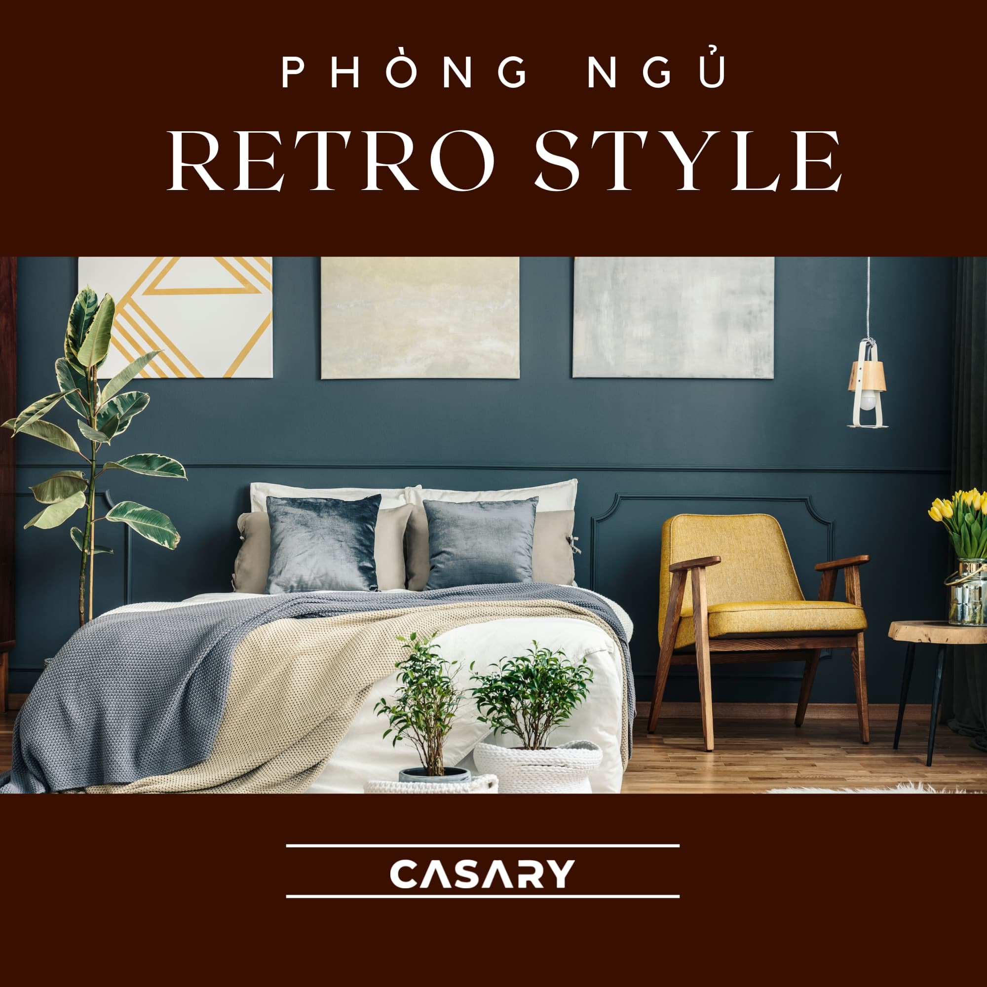 phong ngu phong cach retro 5