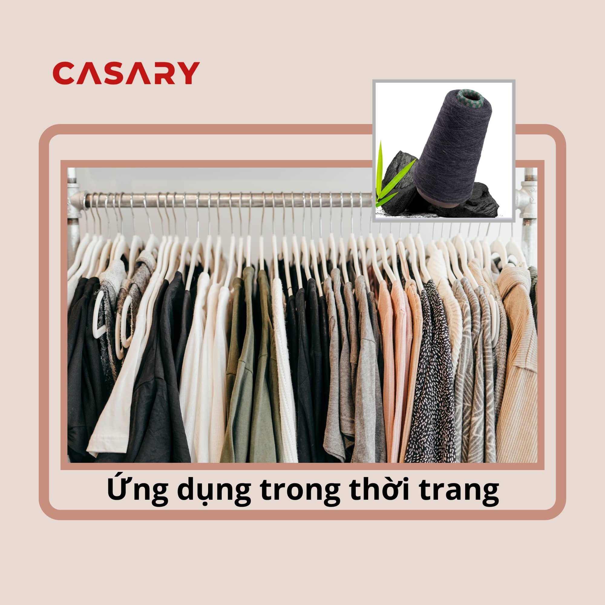 Sản phẩm được làm từ sợi than tre 2 soi than tre trong ung dung thoi trang