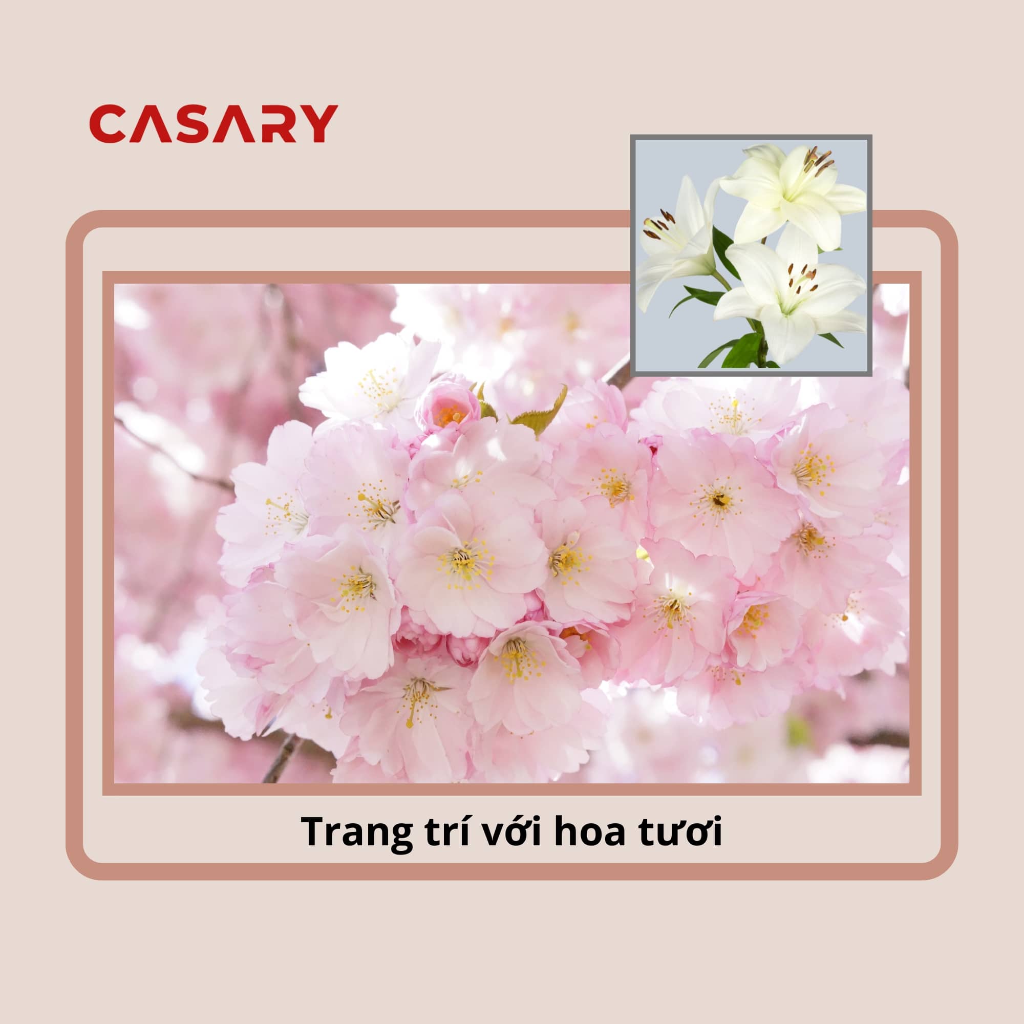 trang tri nha o ngay tet voi hoa tuoi