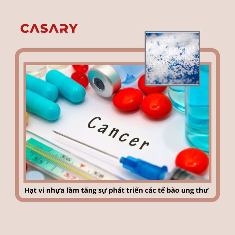 Hạt vi nhựa không tồn tại trong sản phẩm Casary 4 hat vi nhua gay hai cho suc khoe