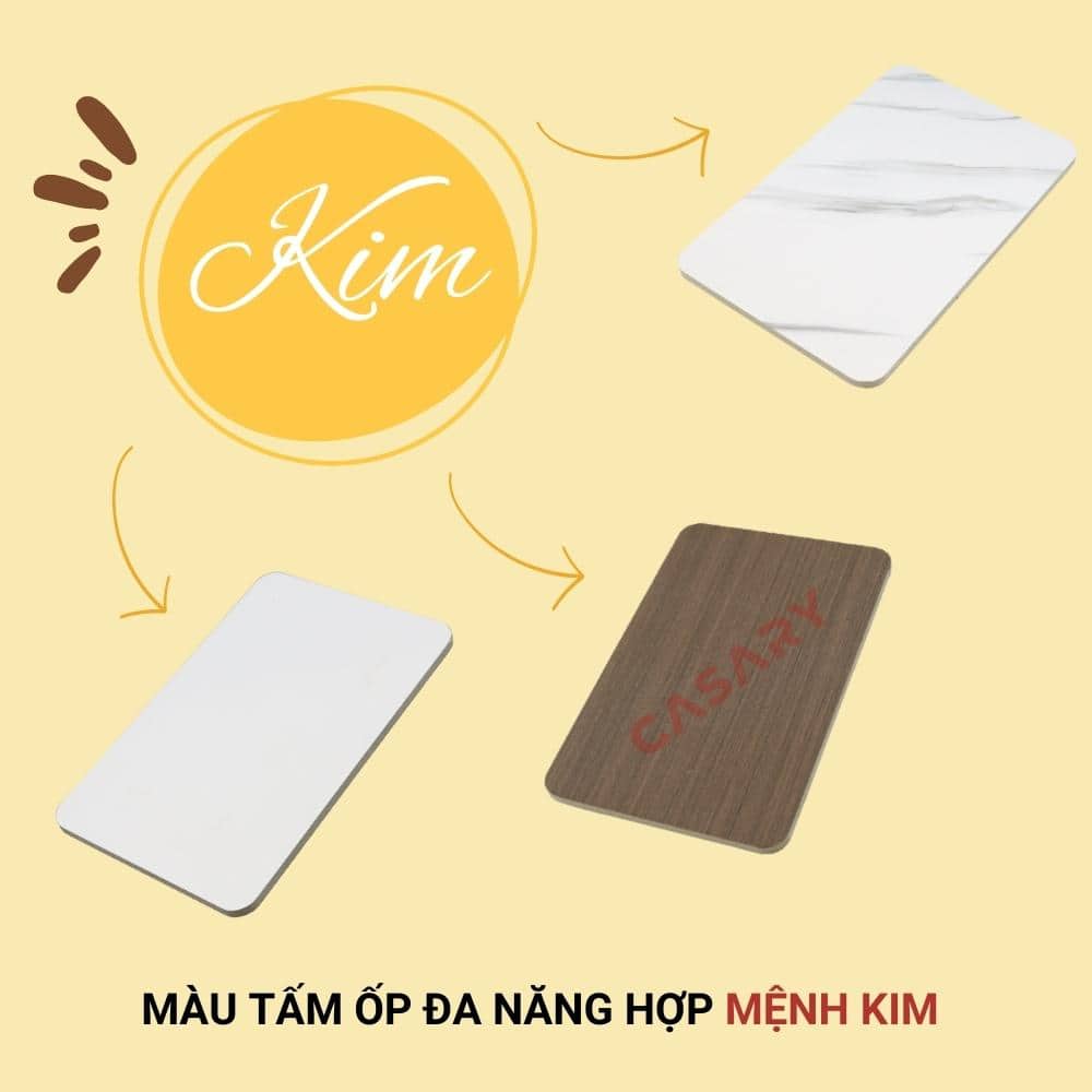 Chọn màu tấm ốp đa năng sợi than tre Casary hợp mệnh 3 mau tam op da nang soi than tre casary hop menh kim