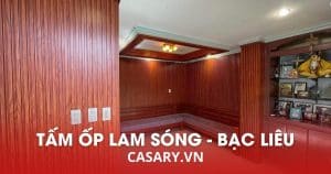 Tấm ốp Lam sóng Bạc Liêu