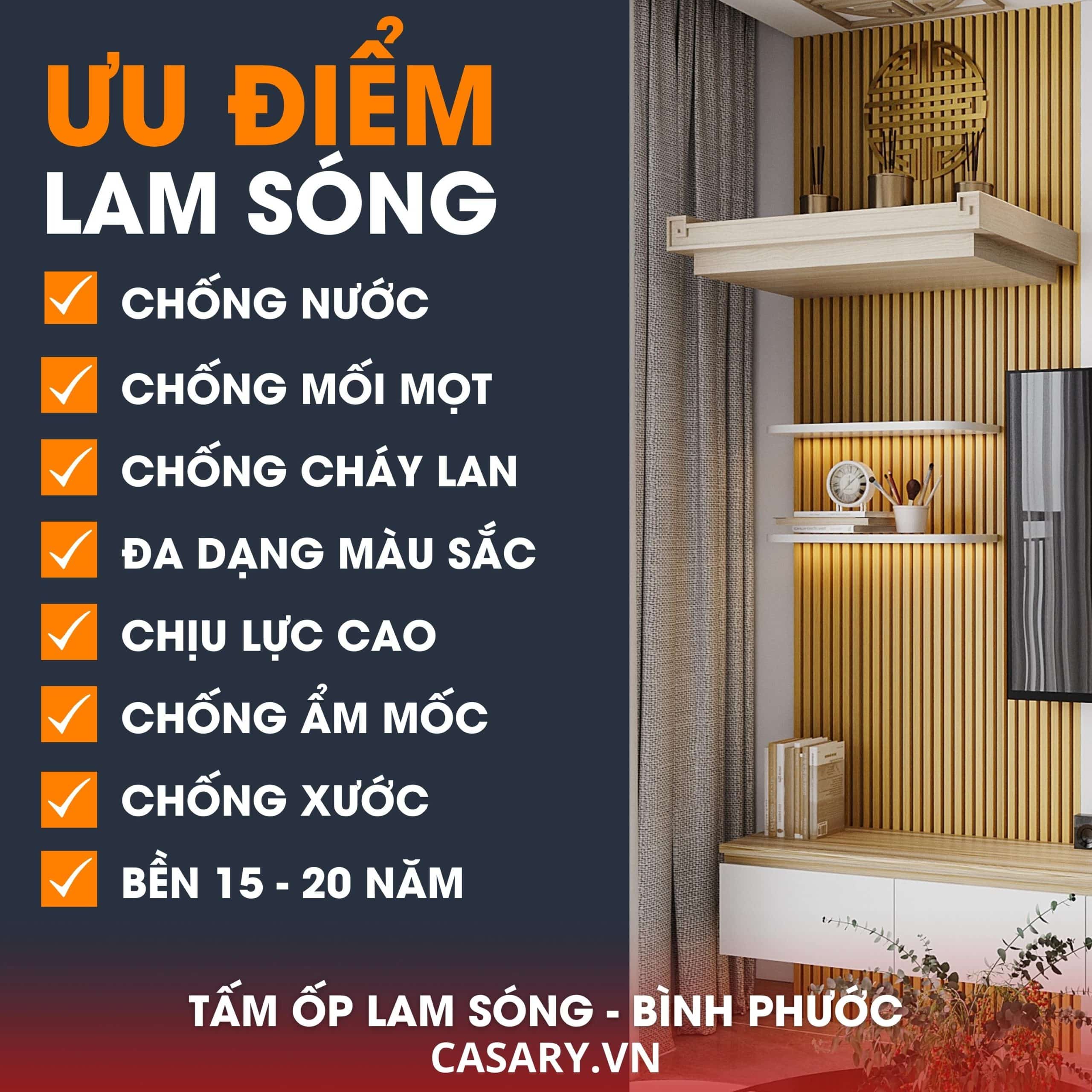 Ưu điểm Lam sóng Bình Phước