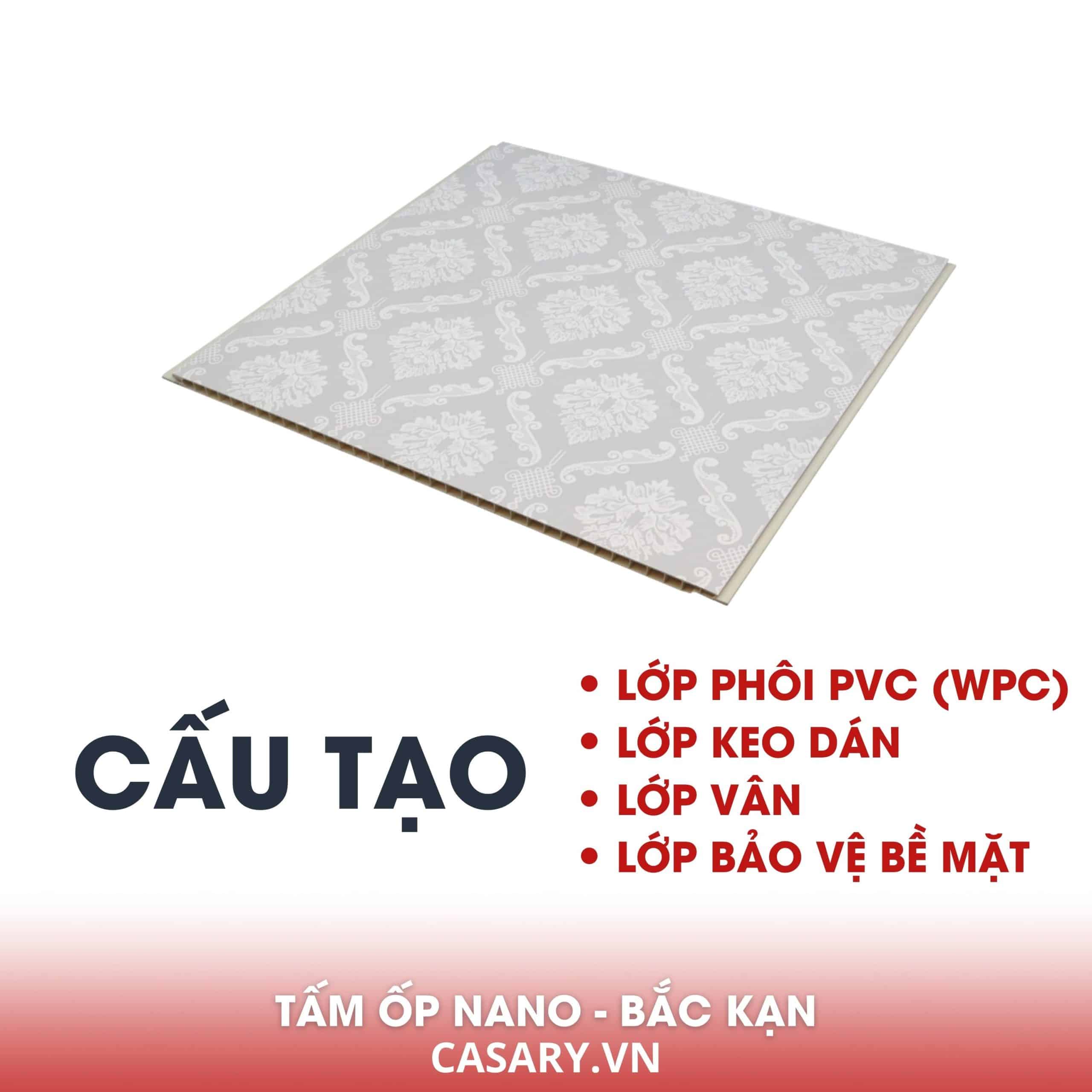 Khả năng chống mối mọt của Tấm Ốp Nano Bắc Kạn 3 Cấu tạo tấm ốp Nano Bắc Kạn
