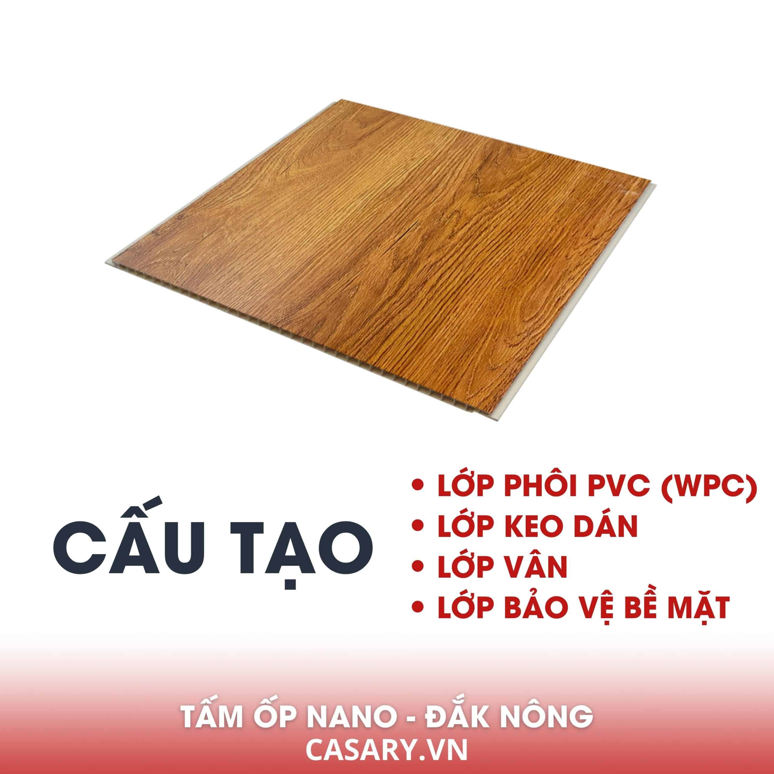 Tìm Đại lý, NPP Tấm Ốp Nano Đắk Nông hàng tự sản xuất 3 Cấu tạo tấm ốp Nano Đắk Nông