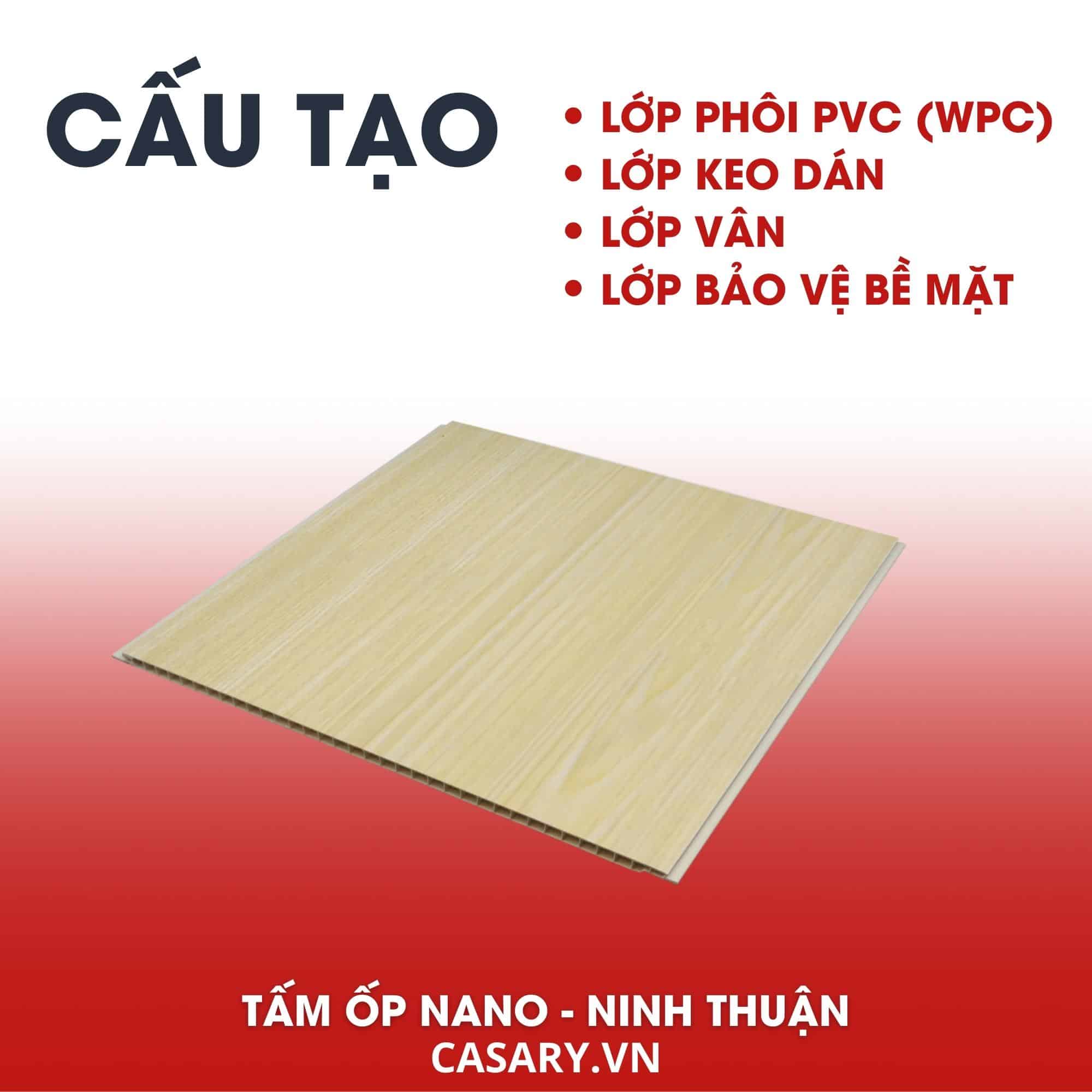 Tổng kho tấm ốp Nano Ninh Thuận, Báo giá chi tiết 4 Cấu tạo tấm ốp Nano Ninh Thuận