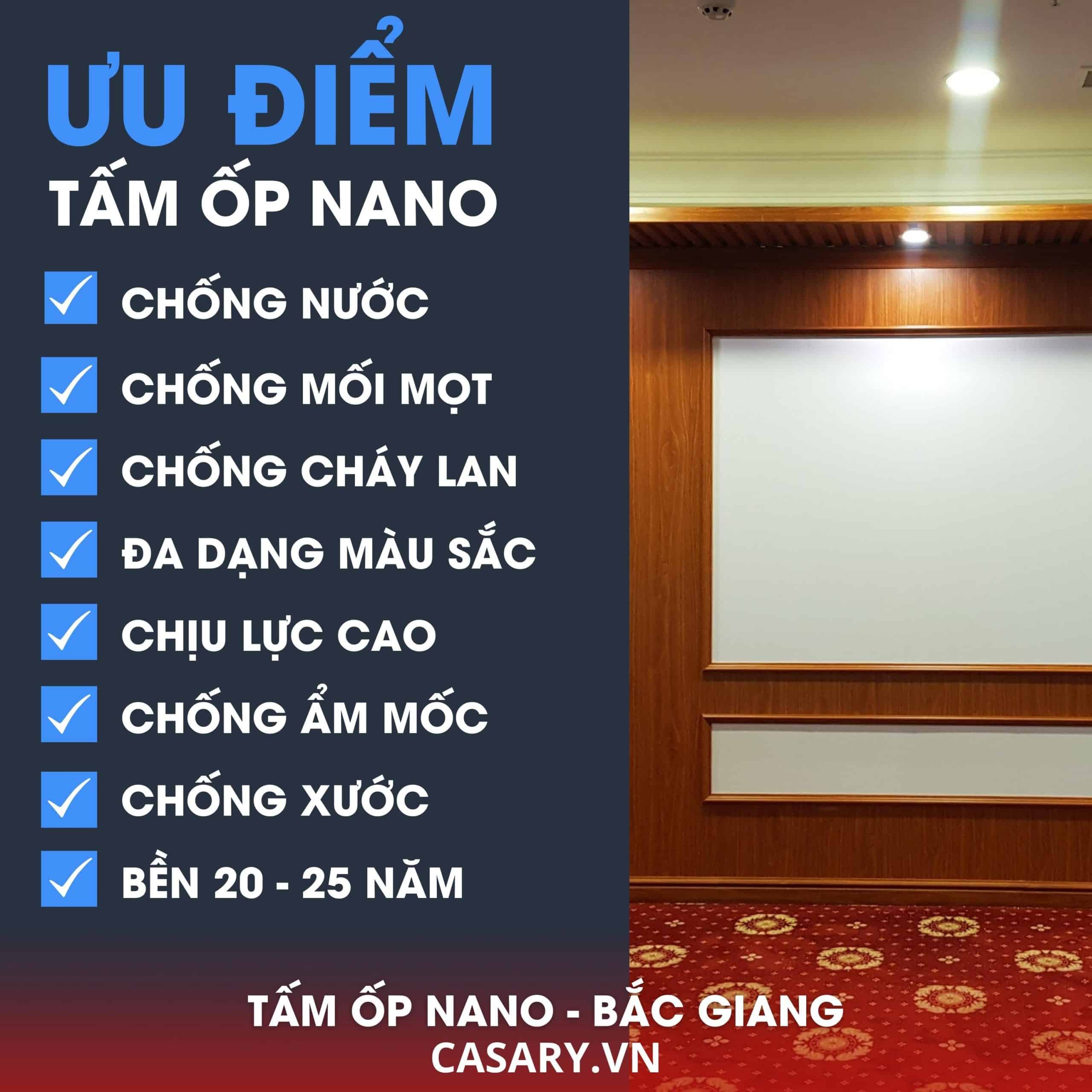 Tấm Ốp Nano Bắc Giang - Báo giá tại tổng kho phân phối Tấm Ốp Nano 10 Ưu điểm tấm ốp Nano Bắc Giang