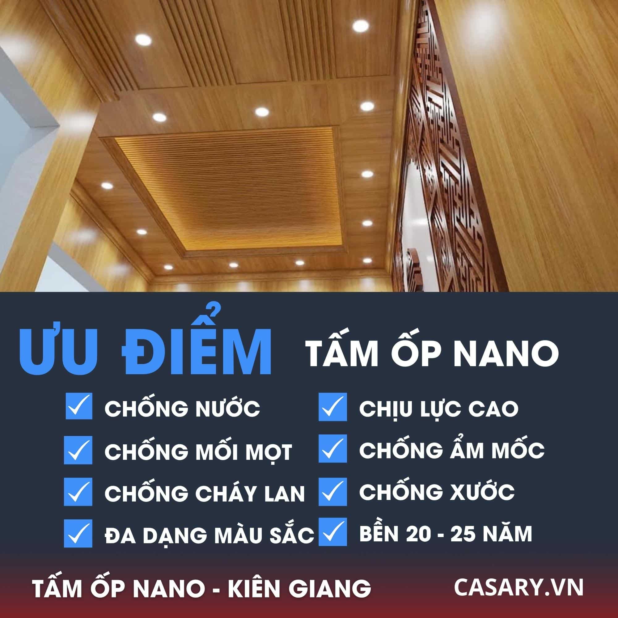TÌM ĐẠI LÝ, NPP TẤM ỐP NANO KIÊN GIANG - Giá tốt, ưu đãi lớn 12 Ưu điểm của tấm ốp Nano Kiên Giang