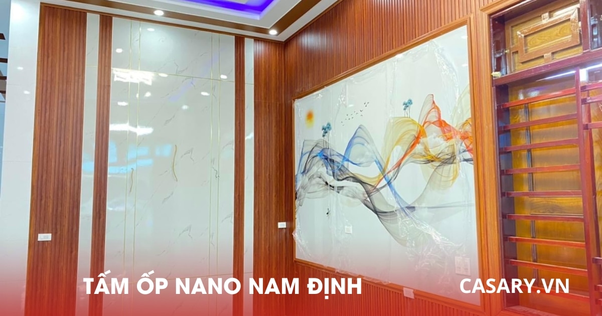Tấm ốp Nano Nam Định chống ẩm mốc 100% 17 Thi công nội thất Tấm ốp Nano Nam Định