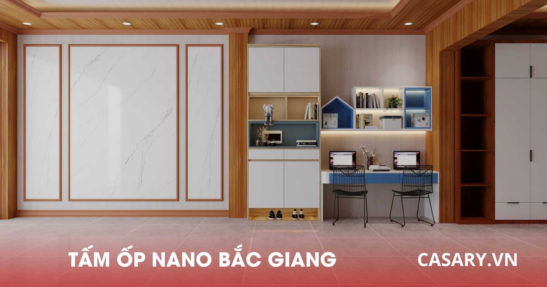 Tấm Ốp Nano Bắc Giang - Báo giá tại tổng kho phân phối Tấm Ốp Nano 12 Công trình nội thất tấm ốp Nano Bắc Giang
