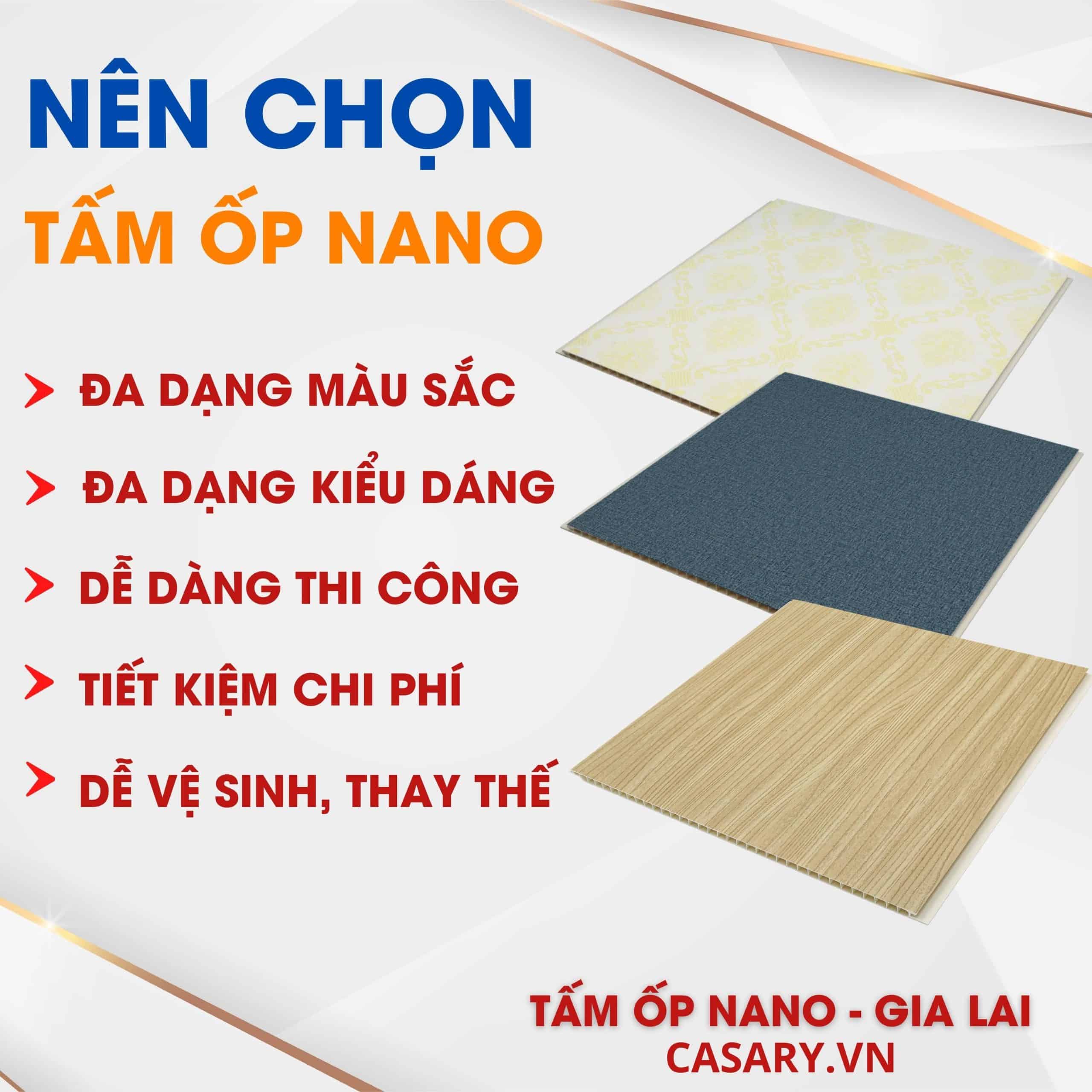 Tấm Ốp Nano Gia Lai - Tìm NPP, Đại lý Tấm Ốp chiết khấu cao 9 Lý do nên chọn Tấm ốp Nano Gia Lai