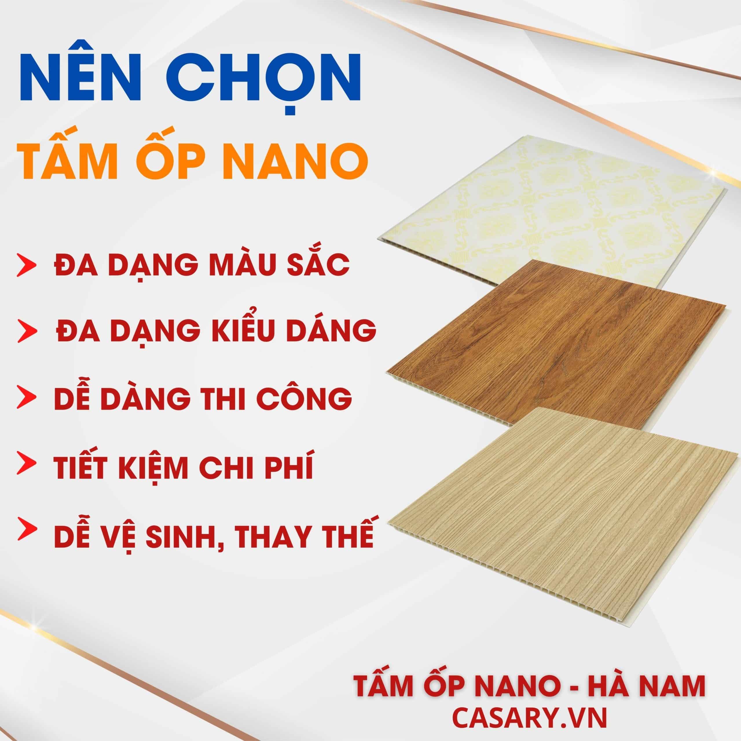 Kho Tấm Ốp Nano Hà Nam hàng tự sản xuất - Tìm Đại lý, NPP 9 Lý do nên chọn Tấm ốp Nano Hà Nam
