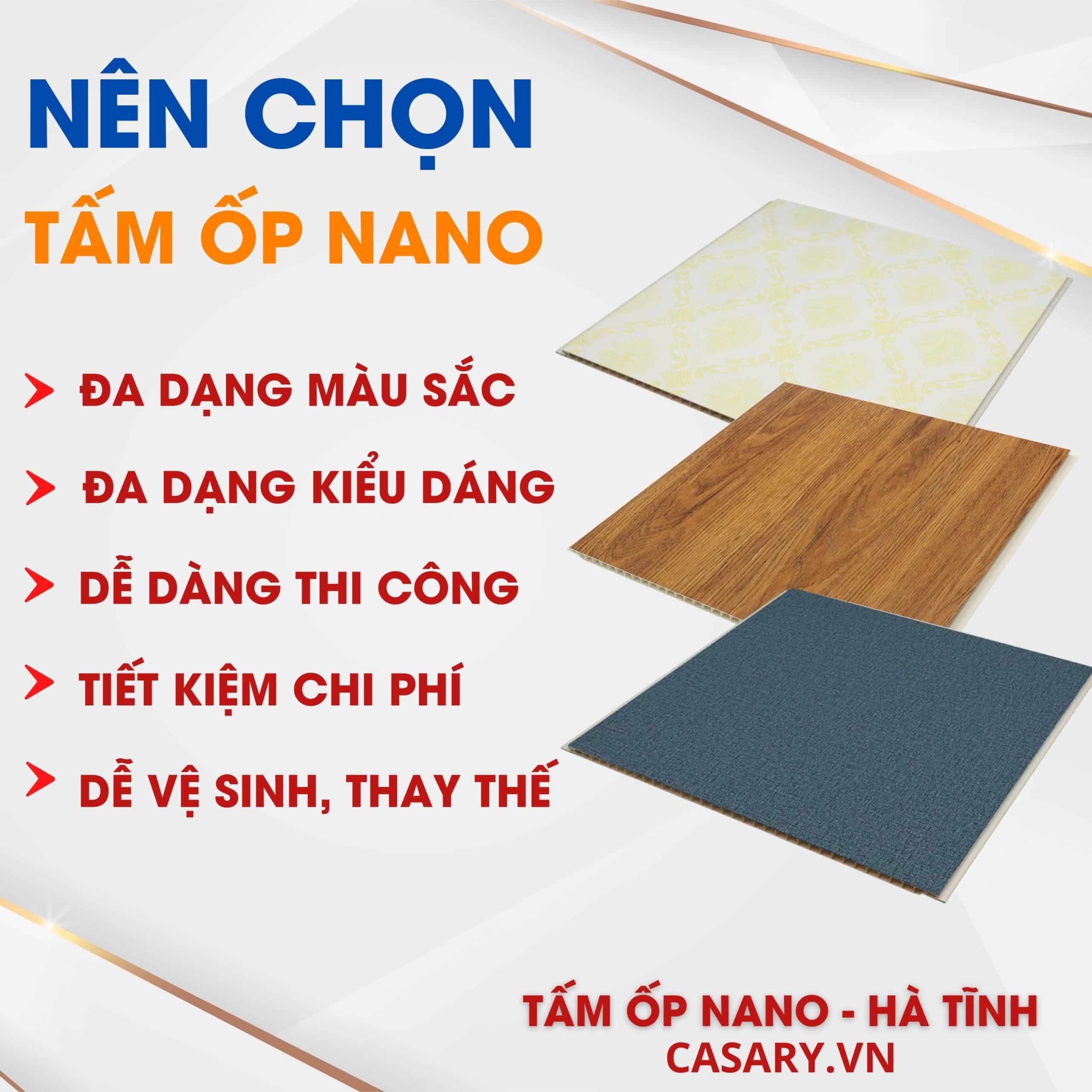 Tổng kho Tấm Ốp Nano Hà Tĩnh giá tốt, ưu đãi lớn 9 Lý do nên chọn Tấm ốp Nano Hà Tĩnh