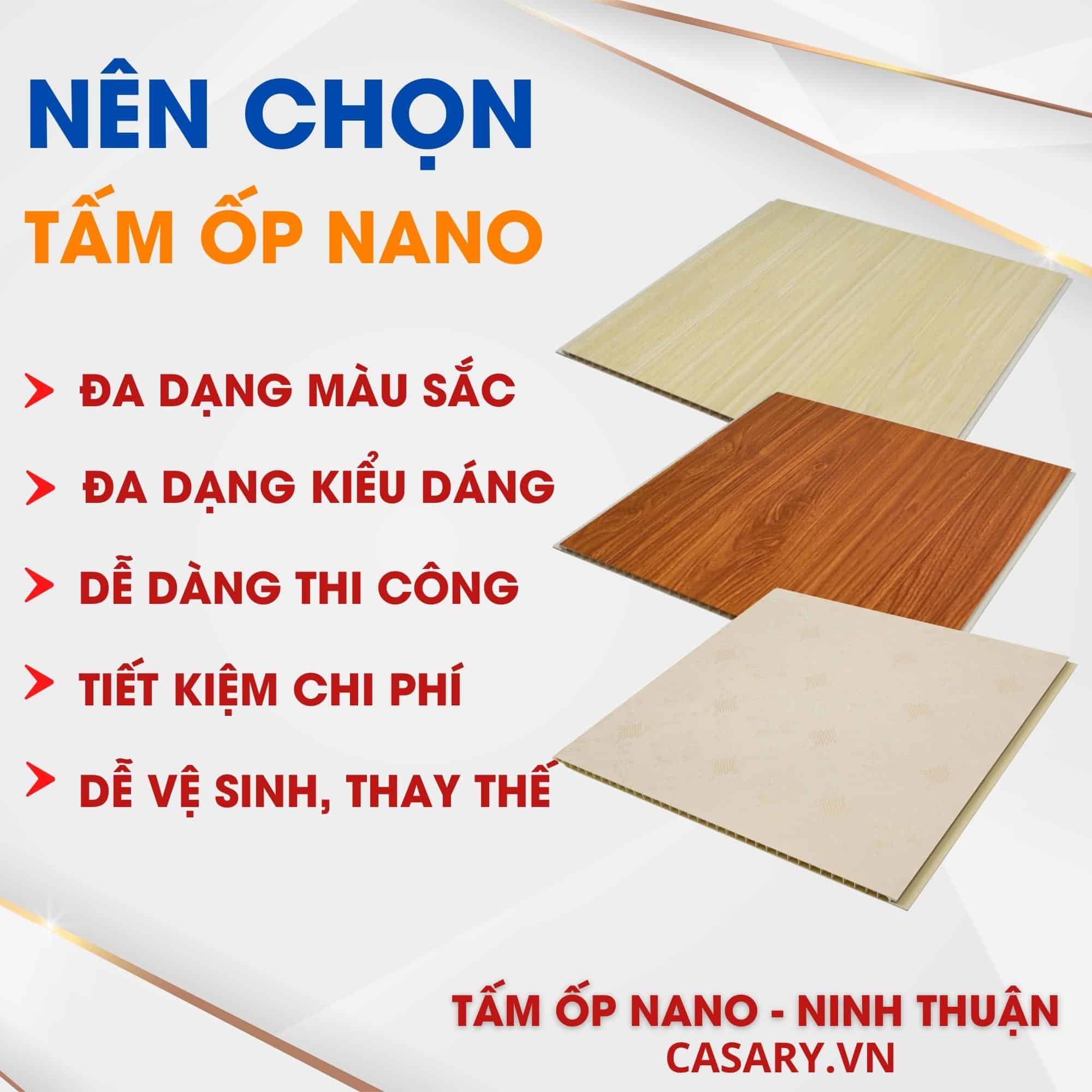 Tổng kho tấm ốp Nano Ninh Thuận, Báo giá chi tiết 12 Lý do nên chọn Tấm ốp Nano Ninh Thuận