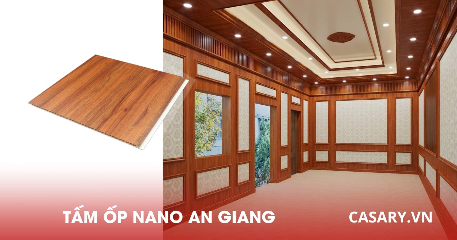 Tổng Kho Tấm Ốp Nano An Giang, Báo Giá Đại Lý NPP 5 Tấm ốp Nano An Giang vân gỗ