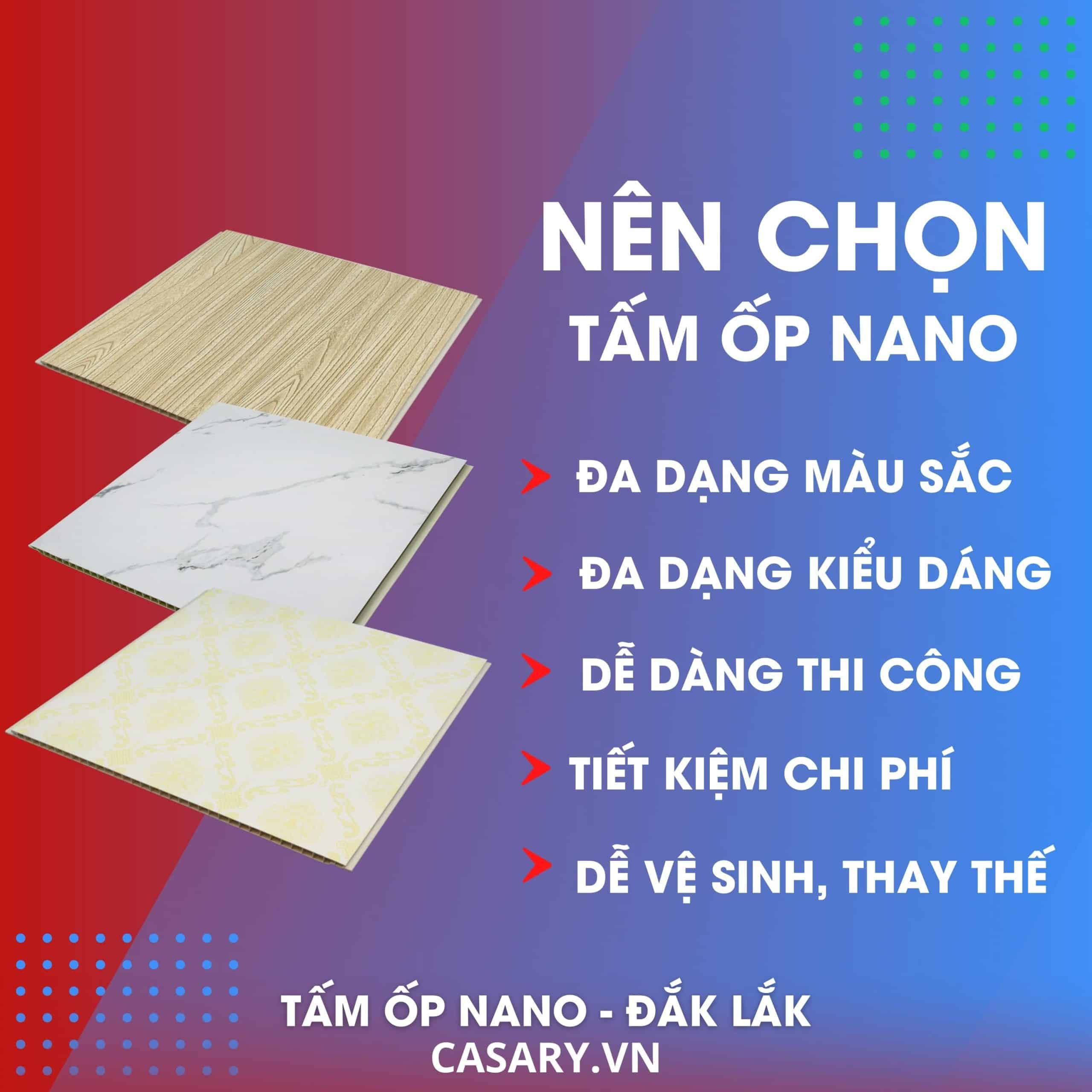 Tấm Ốp Nano Đắk Lắk hàng tự sản xuất uy tín, giá tốt 9 Lý do nên chọn Tấm ốp Nano Đắk Lắk