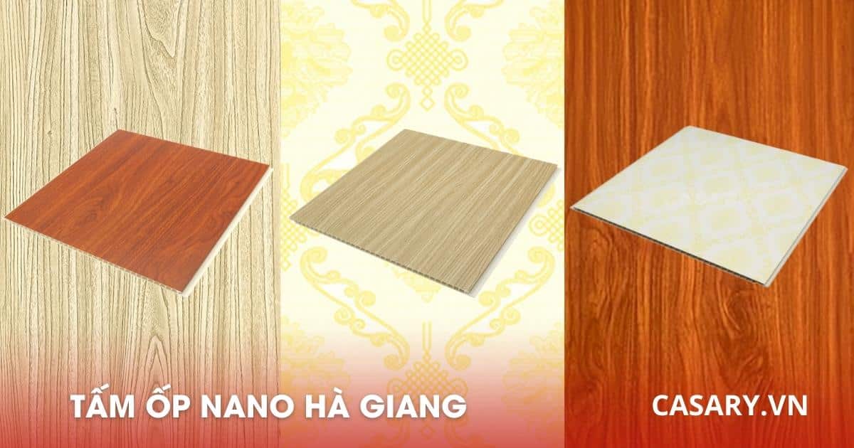 Tấm ốp Nano Hà Giang từ nhựa nghuyên sinh chống ẩm mốc 2 Tấm nhựa Nano ốp tường Hà Giang