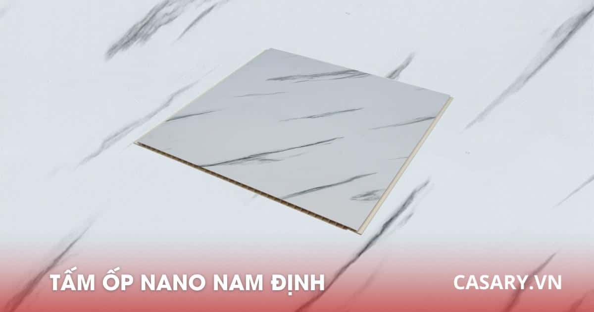 Tấm ốp Nano Nam Định chống ẩm mốc 100% 1 Tấm ốp Nano PVC Nam Định