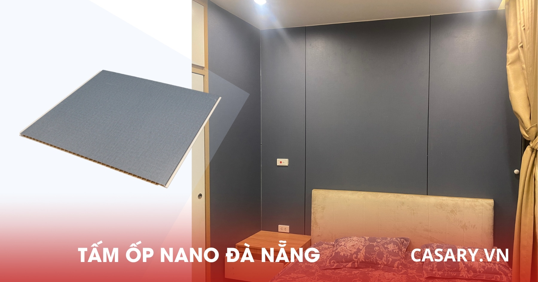 Vật liệu ốp tường, trần - Tấm Ốp Nano Đà Nẵng giá tốt, ưu đãi cho Đại Lý 6 Tấm ốp Nano Đà Nẵng vân đơn sắc
