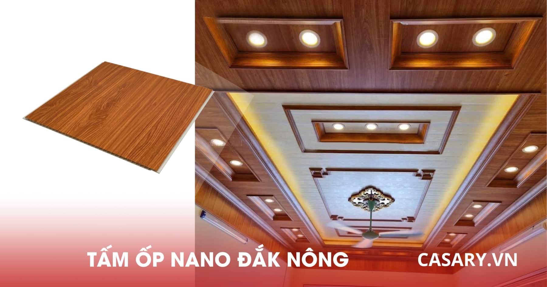 Tìm Đại lý, NPP Tấm Ốp Nano Đắk Nông hàng tự sản xuất 5 Tấm ốp Nano Đắk Nông vân gỗ