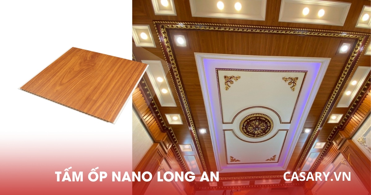 TOP 3+ Địa chỉ cung cấp tấm ốp Nano Long An uy tín 6 Tấm ốp Nano Long An vân gỗ