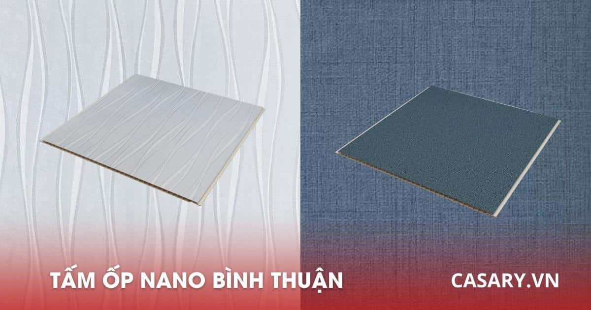 Tấm Ốp Nano Bình Thuận cách nhiệt, chống ẩm mốc 4 Tấm ốp Nano PVC Bình Thuận