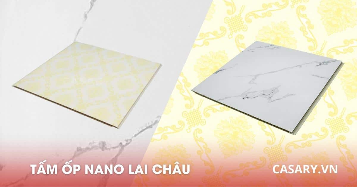 Tấm ốp Nano Lai Châu ốp tường, trần ưu đãi lớn cho Đại Lý 4 Tấm ốp Nano Lai Châu dùng cho nội thất