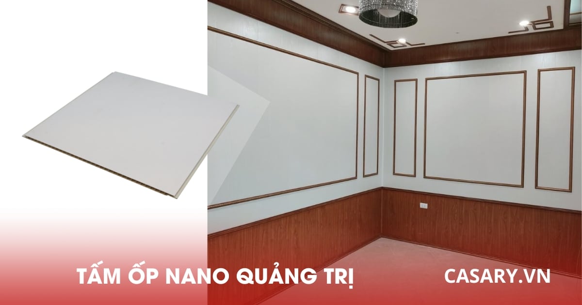 Tổng kho Tấm ốp Nano Quảng Trị hàng tự sản xuất 6 Tấm ốp Nano Quảng Trị vân đơn sắc