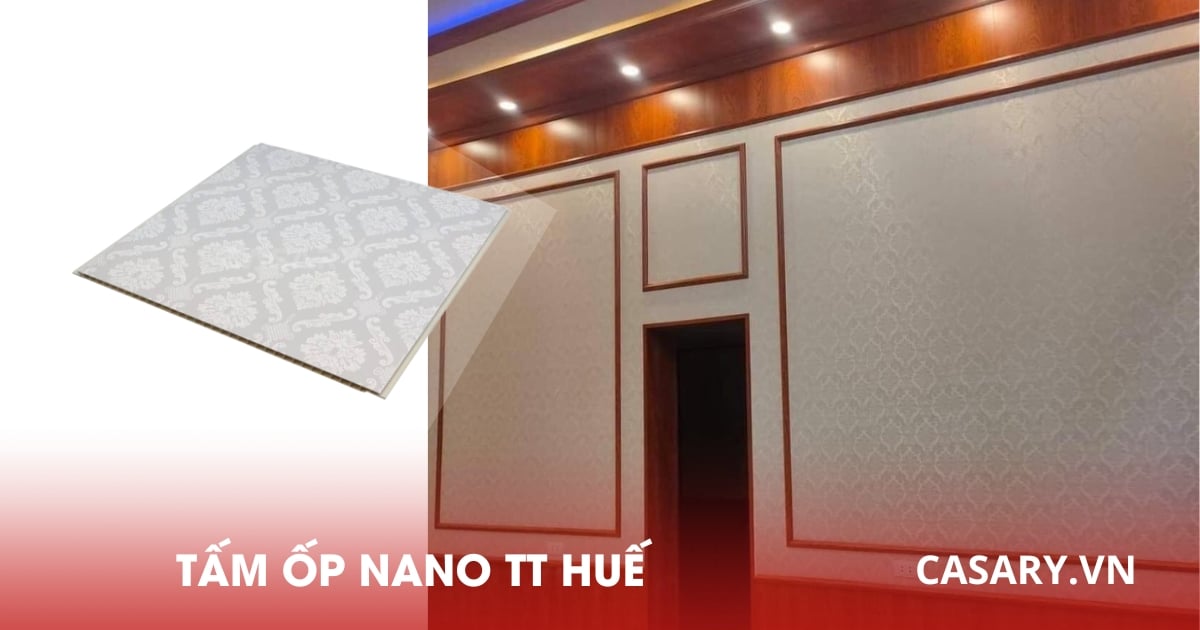 Tấm ốp Nano Thừa Thiên Huế vân hoạ tiết