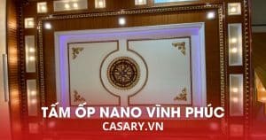 Tấm ốp Nano Vĩnh Phúc ốp tường, trần siêu bền, đẹp, ưu đãi lớn 11 Tấm ốp Nano Vĩnh Phúc