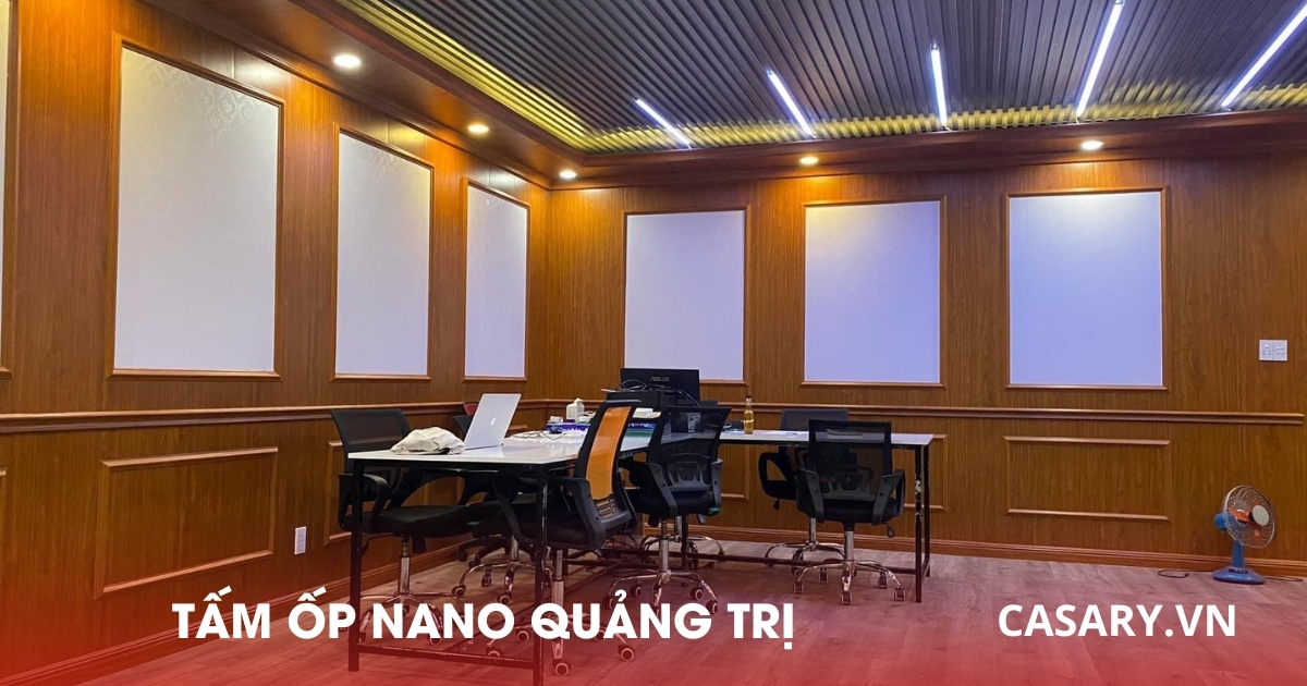 Tổng kho Tấm ốp Nano Quảng Trị hàng tự sản xuất 10 Thi công nội thất phòng làm việc Tấm ốp Nano Quảng Trị