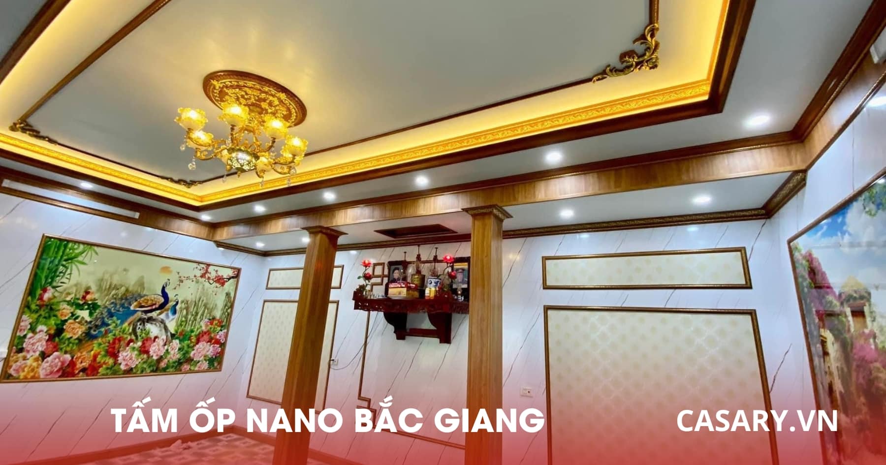 Tấm Ốp Nano Bắc Giang - Báo giá tại tổng kho phân phối Tấm Ốp Nano 16 Thi công nội thất phòng làm việc Tấm ốp Nano Bắc Giang